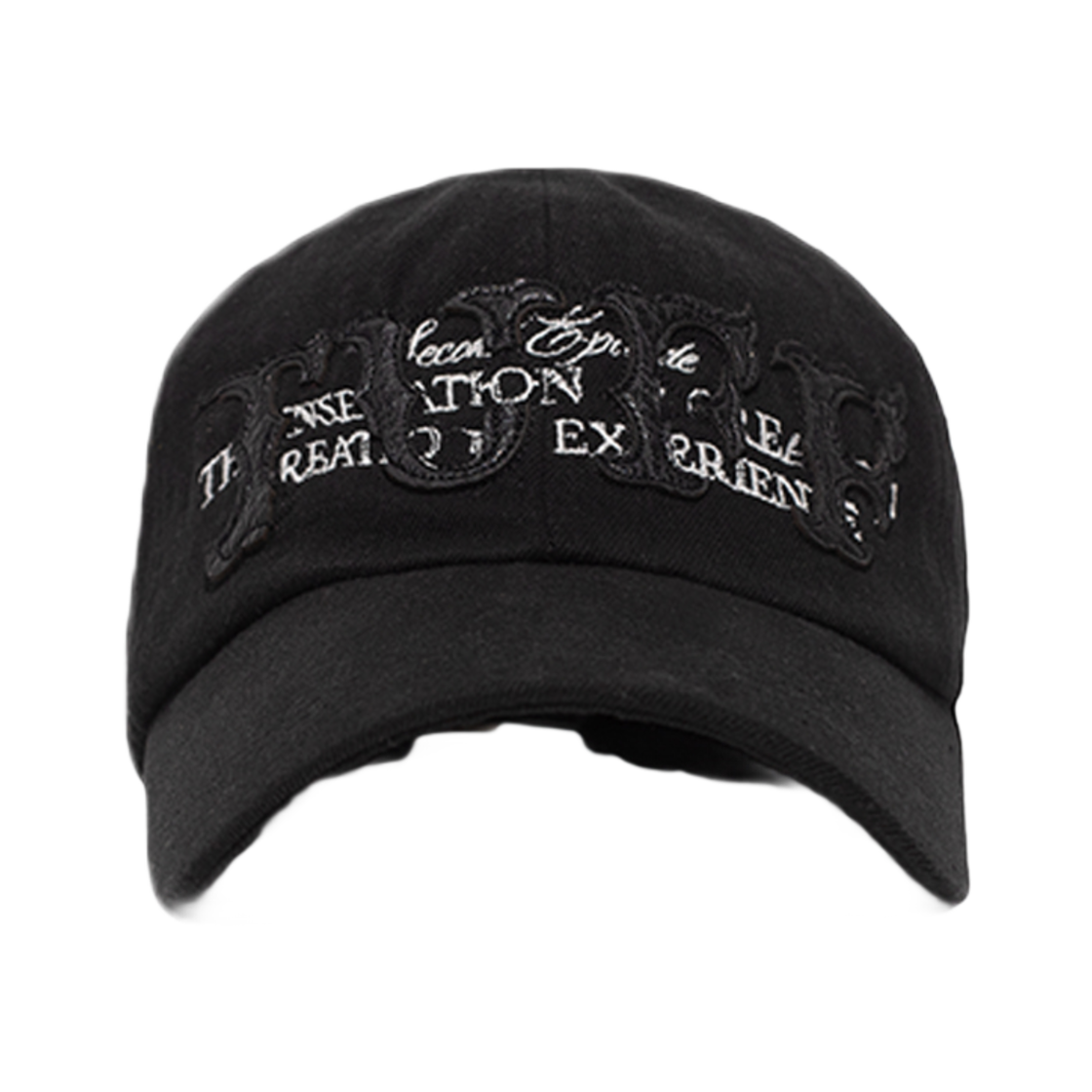 24EP2CP011 Gatherlazy Leather Patch Tuff Cap Black