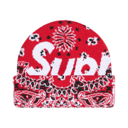 Supreme Big Logo Beanie Red Bandana - 24FW