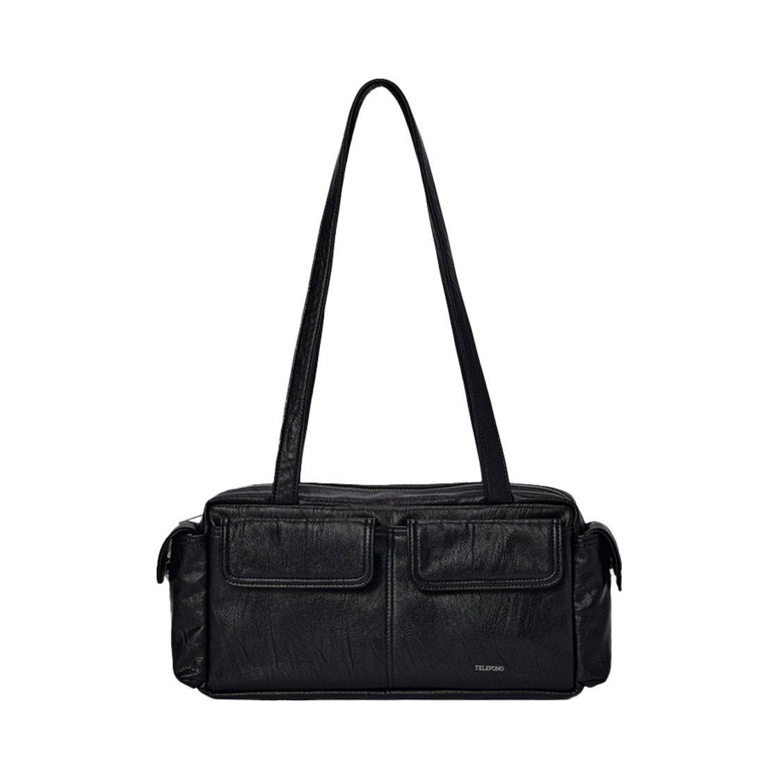 텔레포노 포켓 브릭백 블랙(TELEFONO Pocket Brick Bag Black)