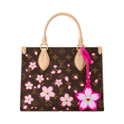 Louis Vuitton x Murakami Takashi Onthego PM Sakura Brown