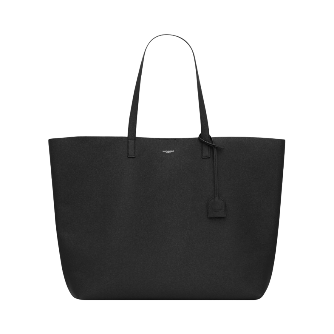 생로랑 볼드 이스트 웨스트 쇼핑 백 그레인 레더 느와르(Saint Laurent Bold East/West Shopping Bag in Grained Leather Noir) - 1