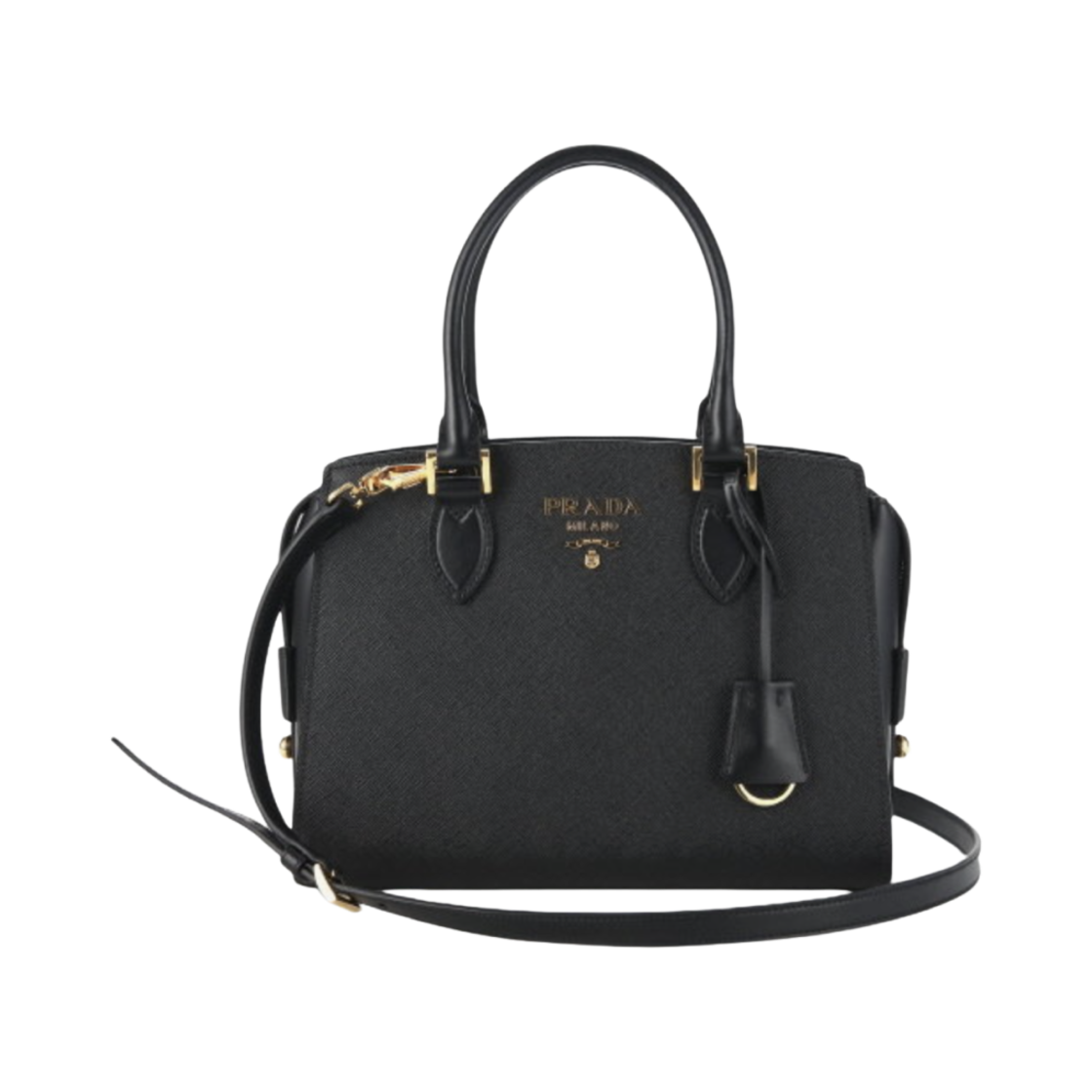 1BA164-2EDV-F0002 Prada Saffiano Leather Tote Bag Black