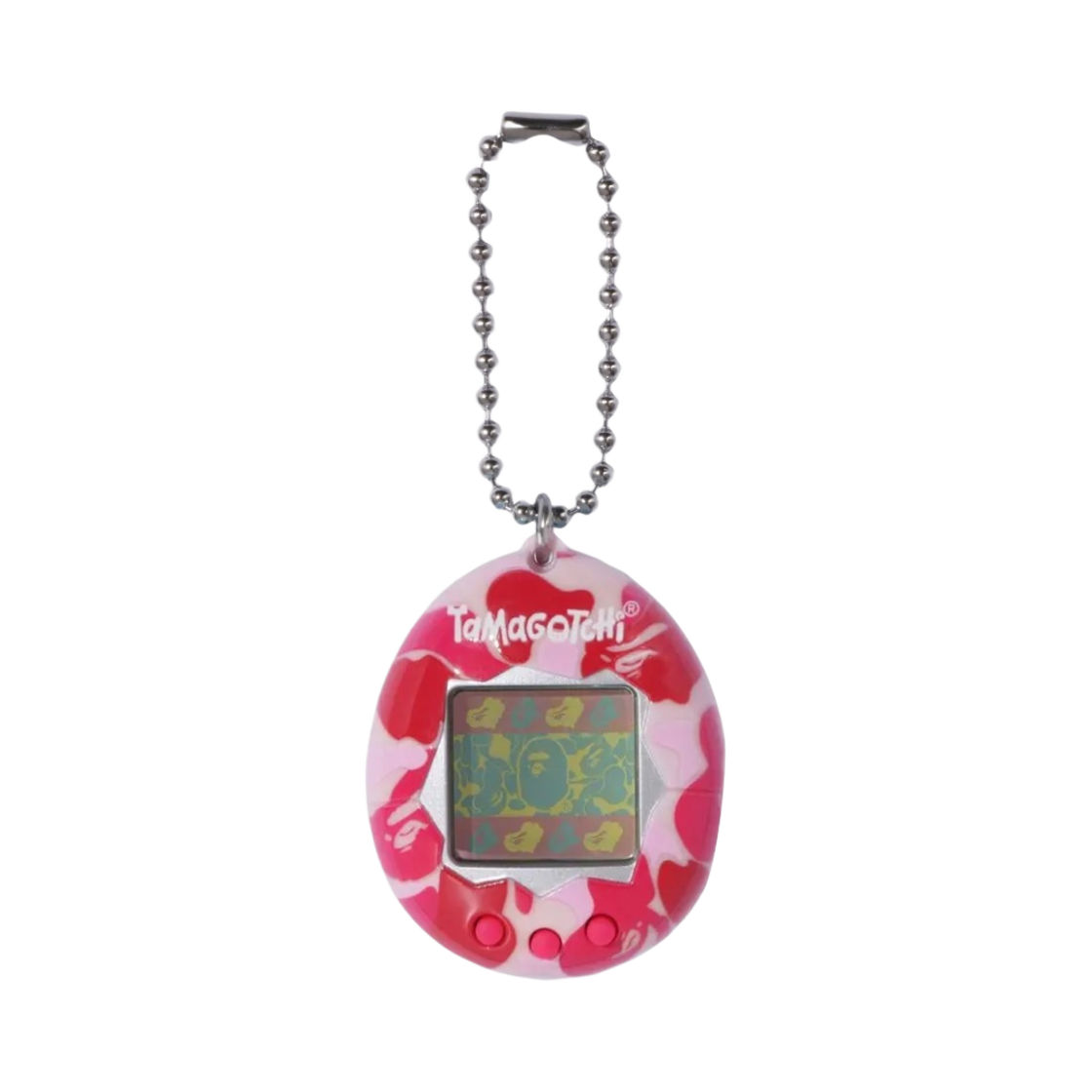 베이프 x 다마고치 ABC 카모 오리지널 다마고치 핑크(Bape x Tamagotchi ABC Camo Original Tamagotchi Pink)