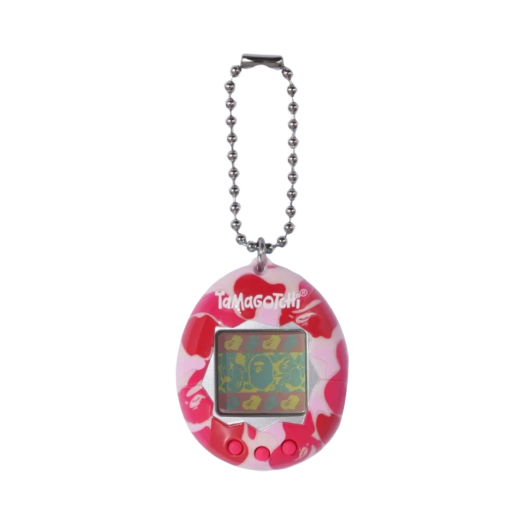 1J73-182-910 Bape x Tamagotchi ABC Camo Original Tamagotchi Pink
