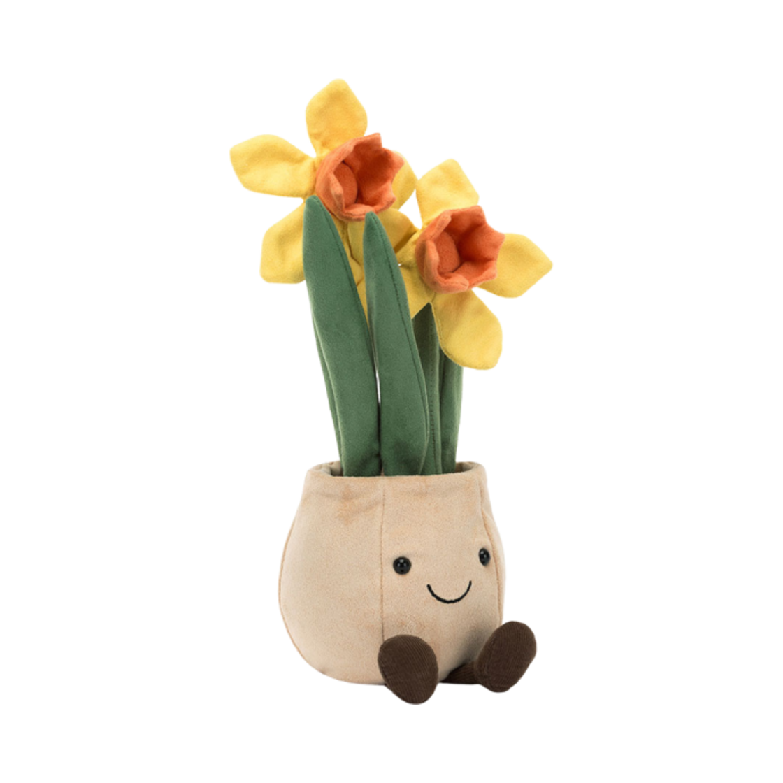 젤리캣 어뮤저블 다포딜 팟 베이지 그린(Jellycat Amuseables Daffodil Pot Beige Green) - 1