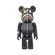 Bearbrick x BAPE 1st Camo Shark 100% Black