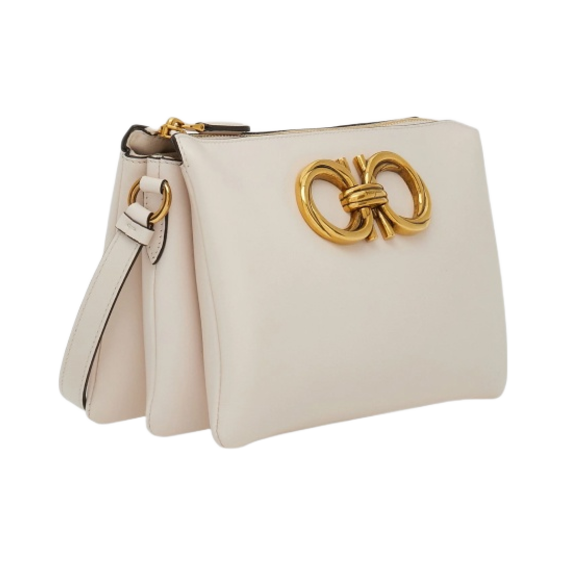페라가모 미니 트라페지오 백 본(Ferragamo Mini Trapezio Bag Bone) - 2