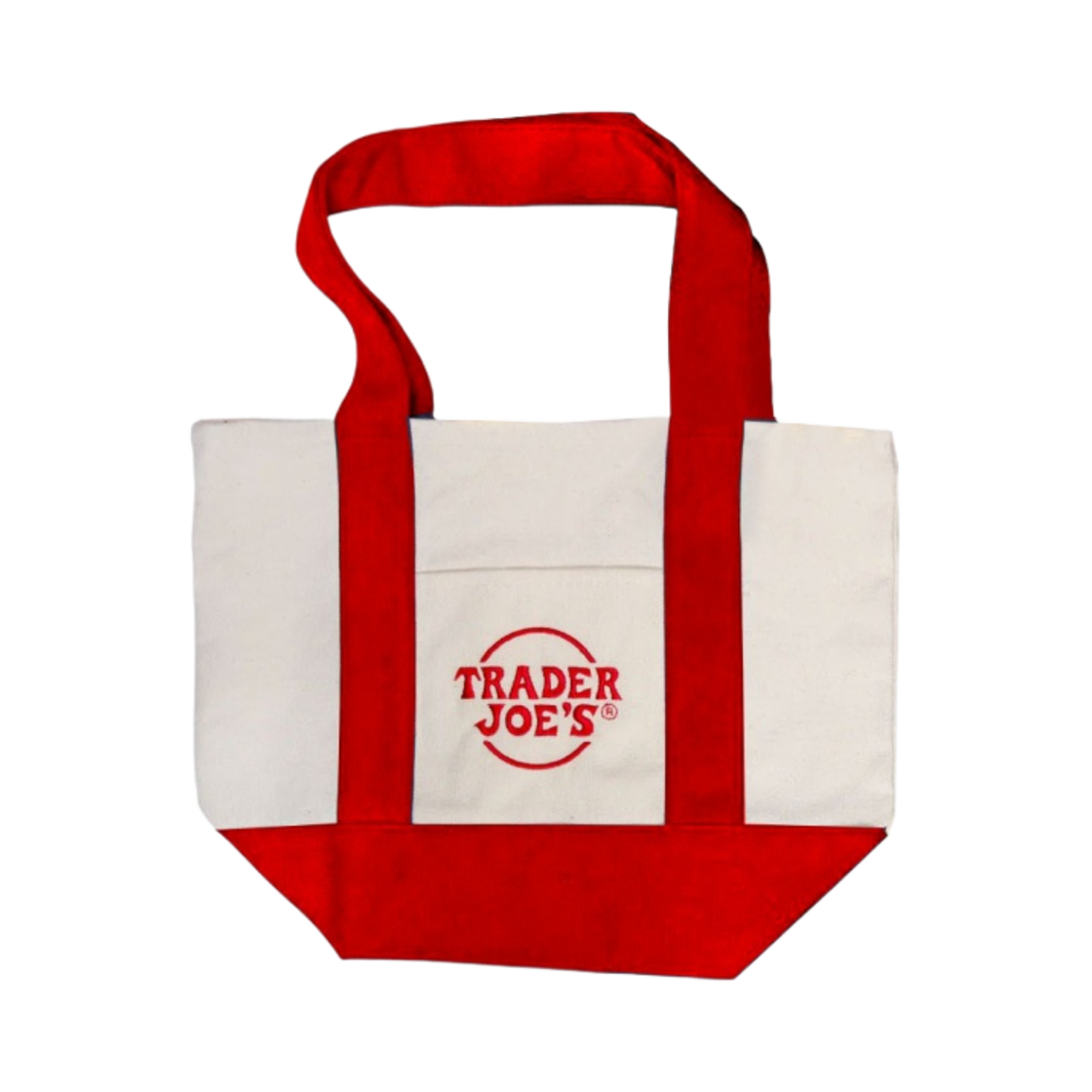 트레이더 조 미니 캔버스 토트백 레드(Trader Joe's Mini Canvas Tote Bag Red)