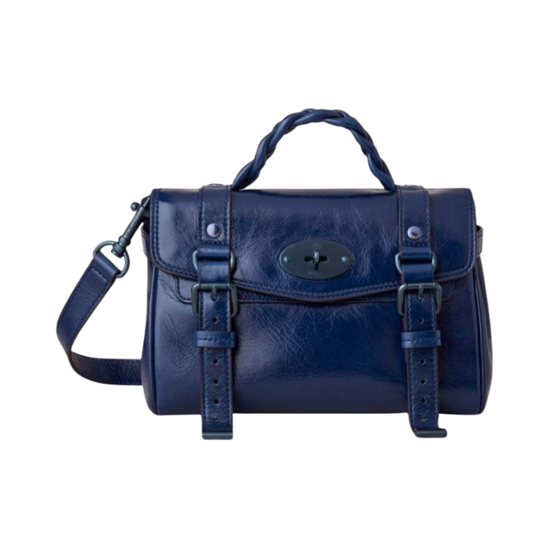 멀버리 스무스 글로시 레더 미니 알렉사 사파이어(Mulberry Smooth Glossy Leather Mini Alexa Sapphire) - 1