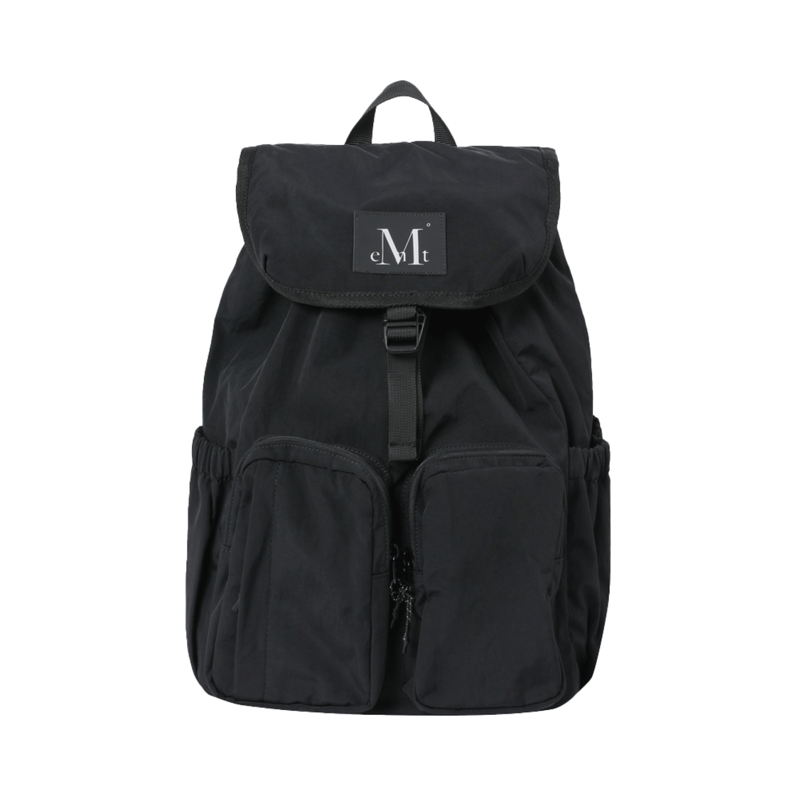P00000US_01 MUCENT Flenne 2 Pocket Nylon Big Back Pack Black