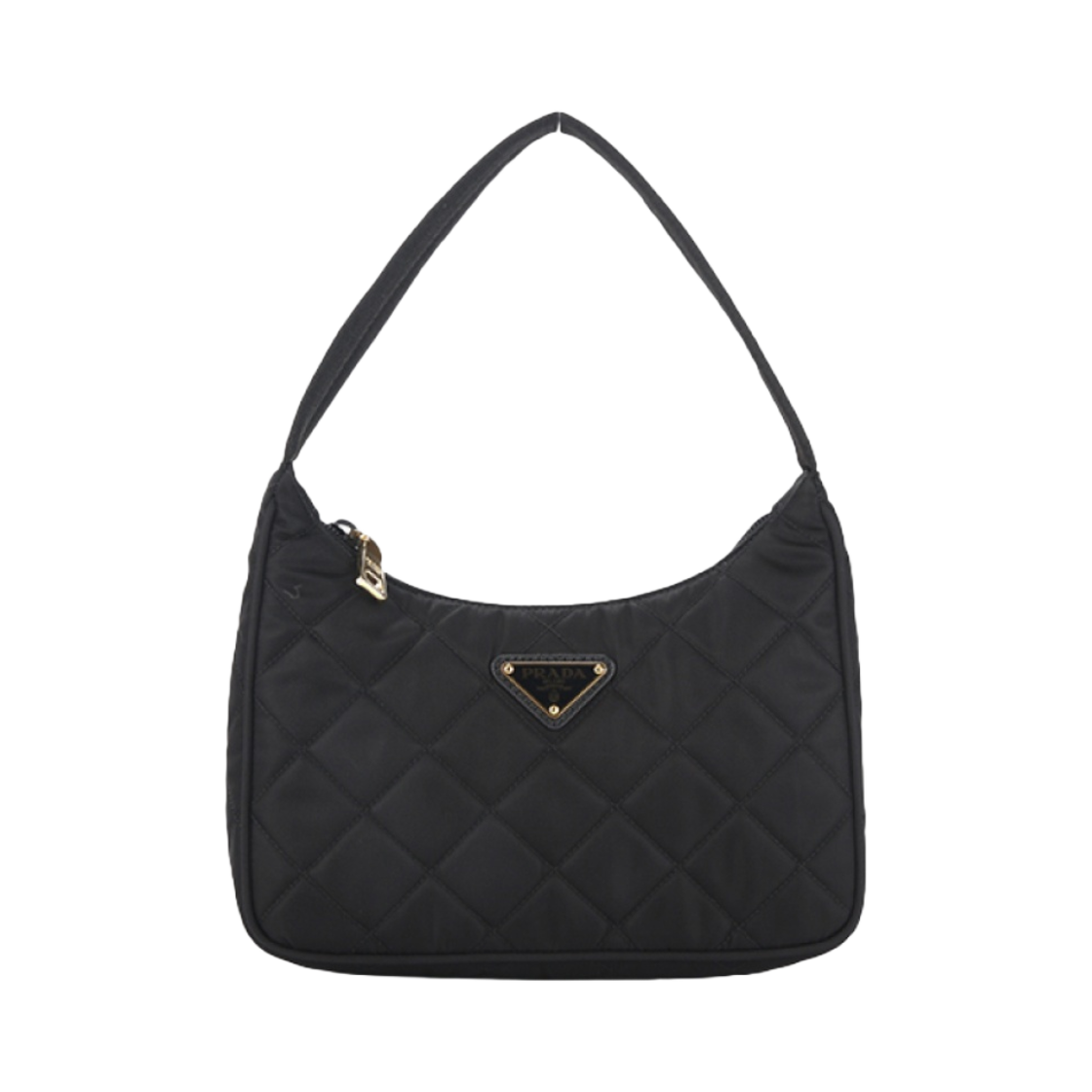 프라다 나일론 퀼티드 호보백 블랙(Prada Nylon Quilted Hobo Bag Black)
