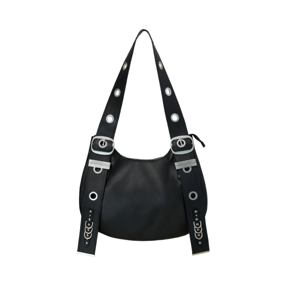 [KREAM 단독] 베이컨트 아카이브 벨라 와이드 스트랩 호보백 블랙([KREAM 단독] Vacant Archive Bella Wide Strap Hobo Bag Black)