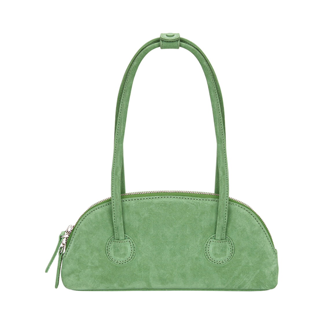 마지셔우드 베셋 숄더백 그린 티 스웨이드 | Margesherwood | KREAM