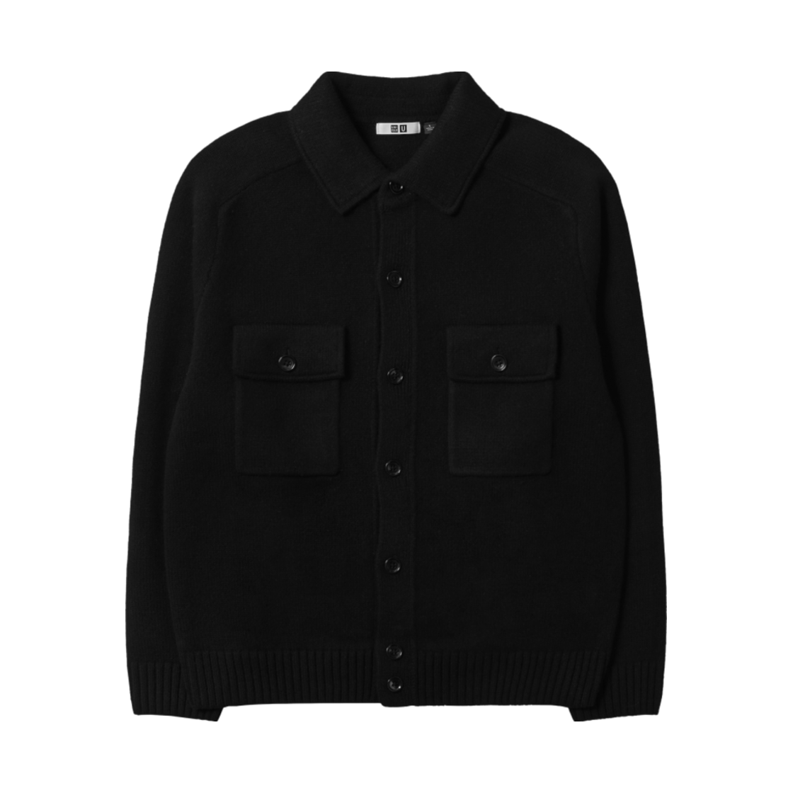 유니클로 U 램스울 니트 재킷 블랙 - KR(Uniqlo U Lambswool Knit Jacket Black - KR) - 1