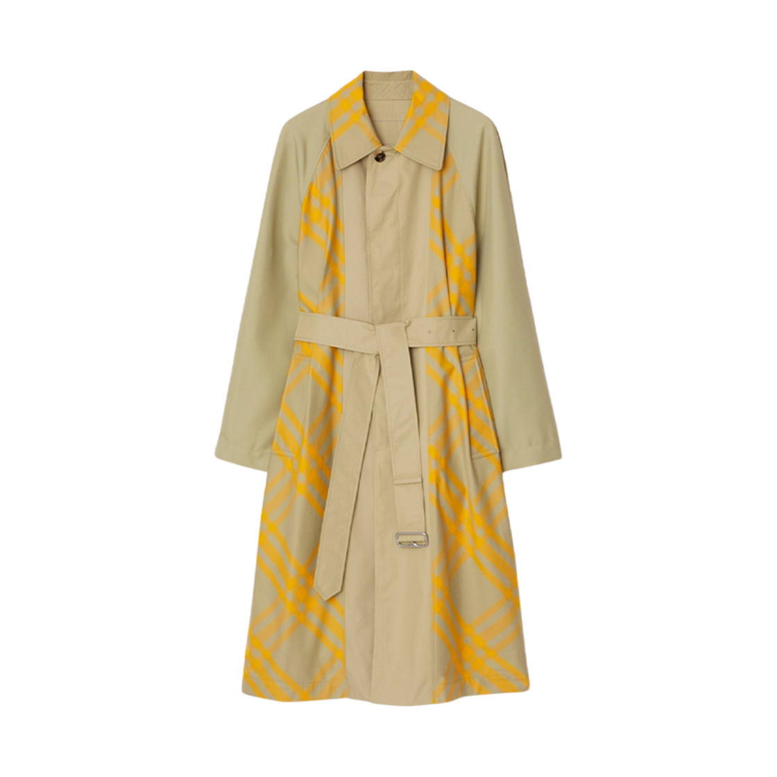 8078722 Burberry Short Reversible Bradford Car Coat Hunter