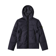 Stone Island 40123 Garment Dyed Crinkle Reps Down Jacket Navy Blue - 21FW