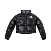 (W) The North Face Nuptse Short Jacket Black
