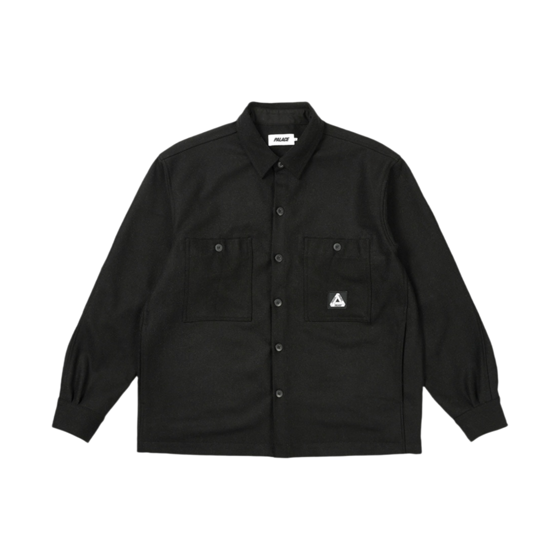 - Palace Wool Shirt Jacket Black - 24SS