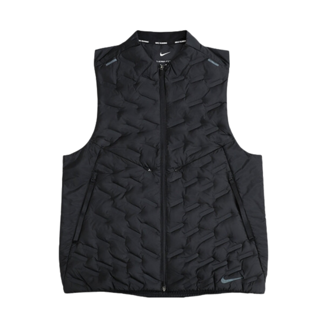 나이키 써마핏 ADV 레펠 다운 러닝 베스트 블랙 - 아시아(Nike Therma-Fit ADV Repel Down Running Vest Black - Asia)