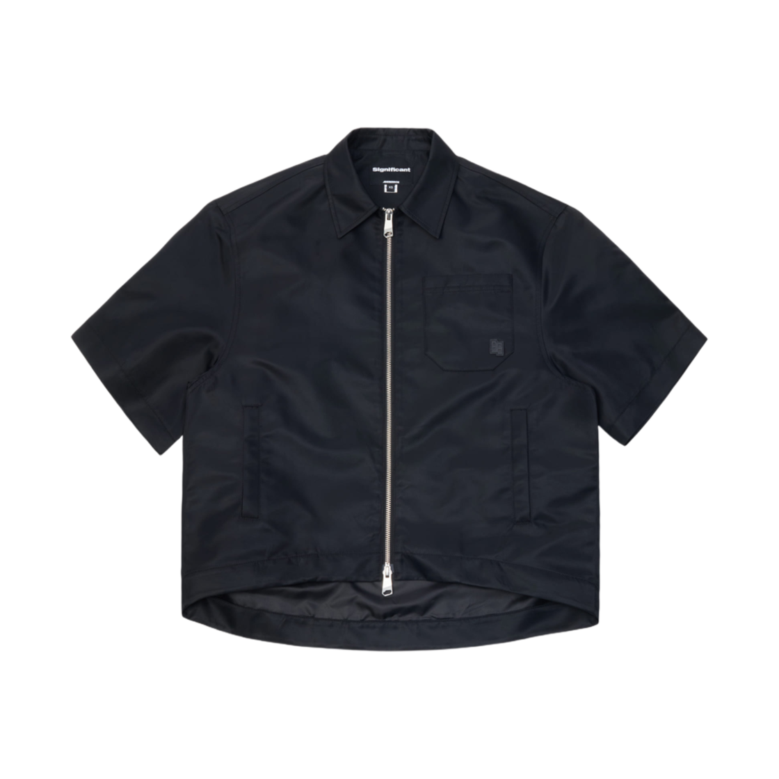 BN42FYSH0203BK Ader Error Sig; BK Tag Short Sleeve Shirt 02 Noir