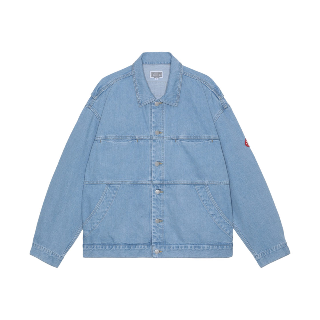 카브엠트 디자인 워시 데님 자켓 인디고 - 23SS(Cav Empt Design Wash Denim Jacket Indigo - 23SS) - 1