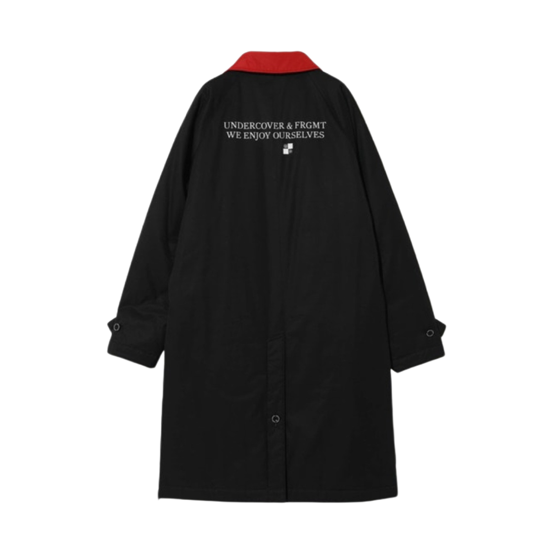 (W) 언더커버 x 프라그먼트 UC2C1301-2 코트 블랙((W) Undercover x Fragment UC2C1301-2 Coat Black) - 2
