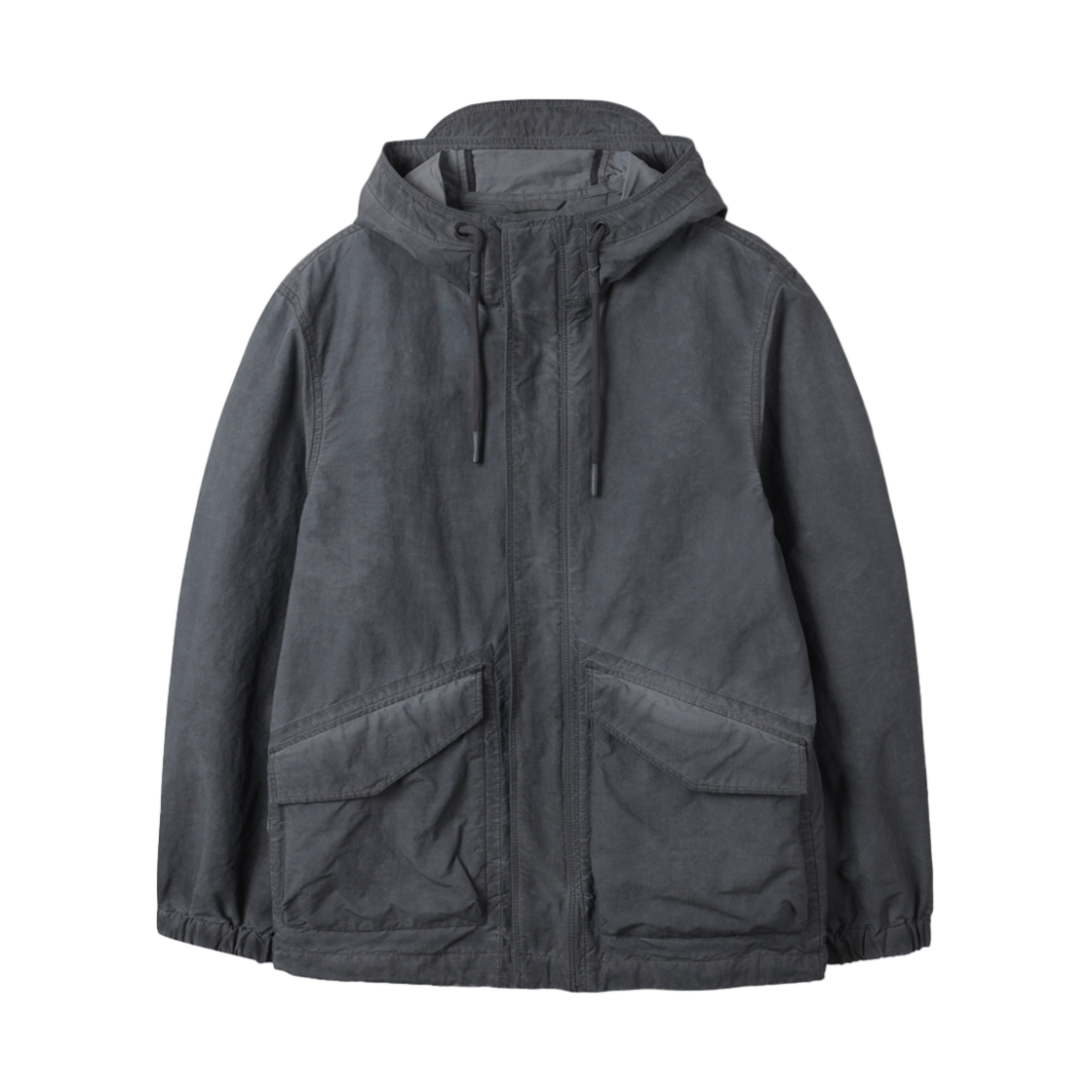 SACAS25111CHX Series Dyeing Short Hood Coat Charcoal