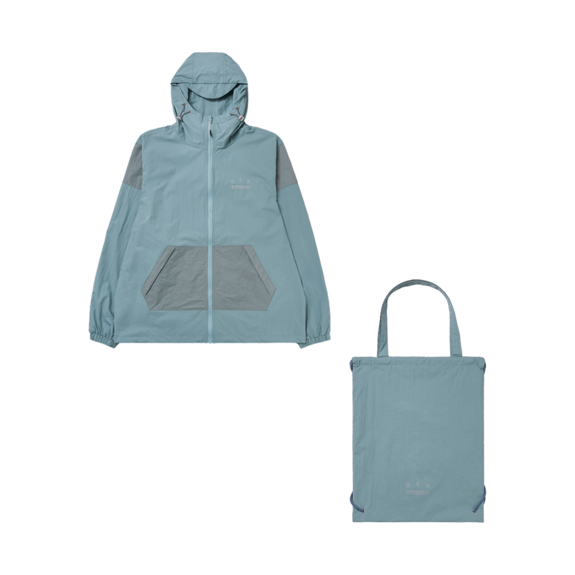 아이앱 스튜디오 윈드 자켓 팩 스카이 블루 실버(IAB Studio Wind Jacket Pack Sky Blue Silver)