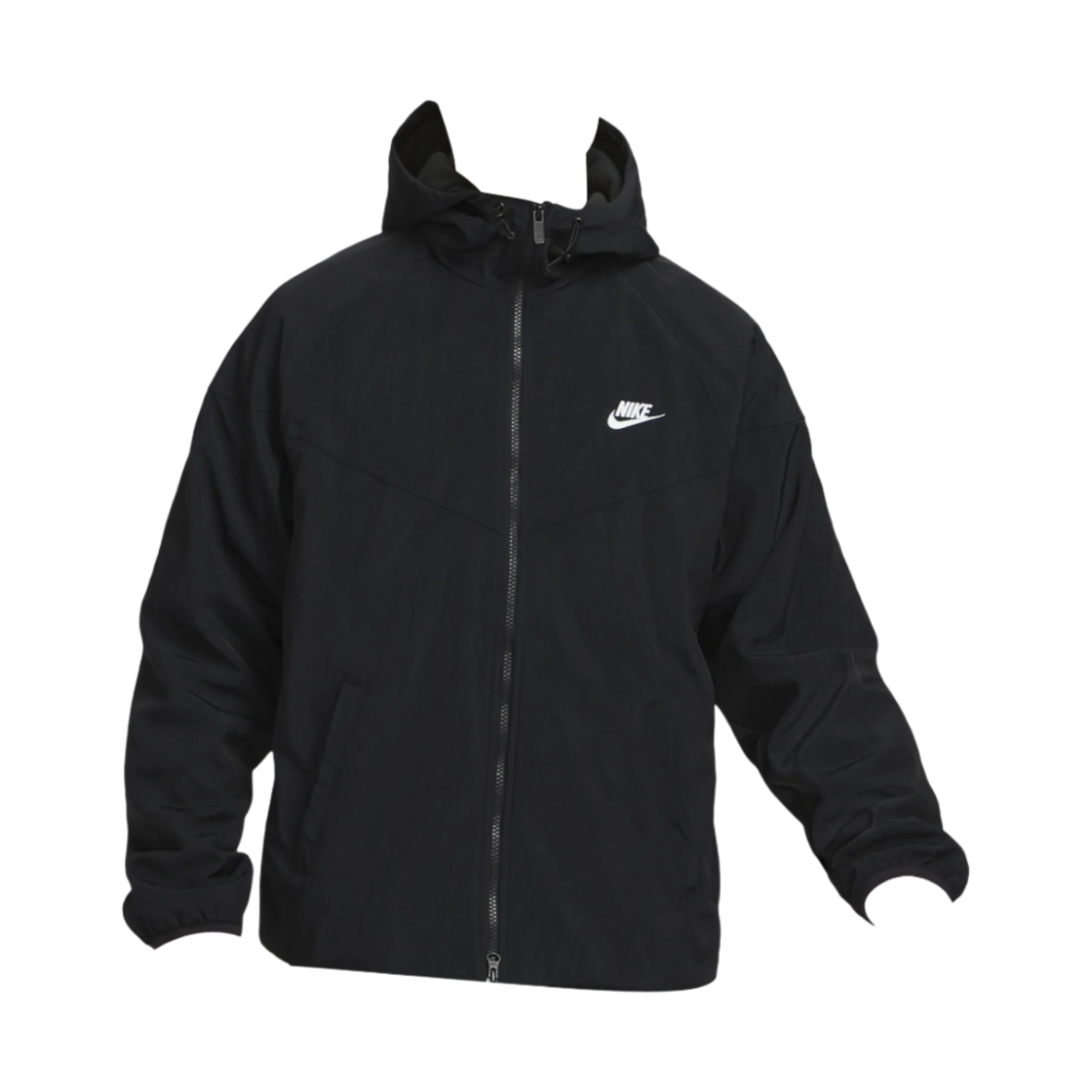 나이키 NSW 윈드러너 루즈 후드 자켓 블랙 - 아시아(Nike NSW Windrunner Loose Hooded Jacket Black - Asia)