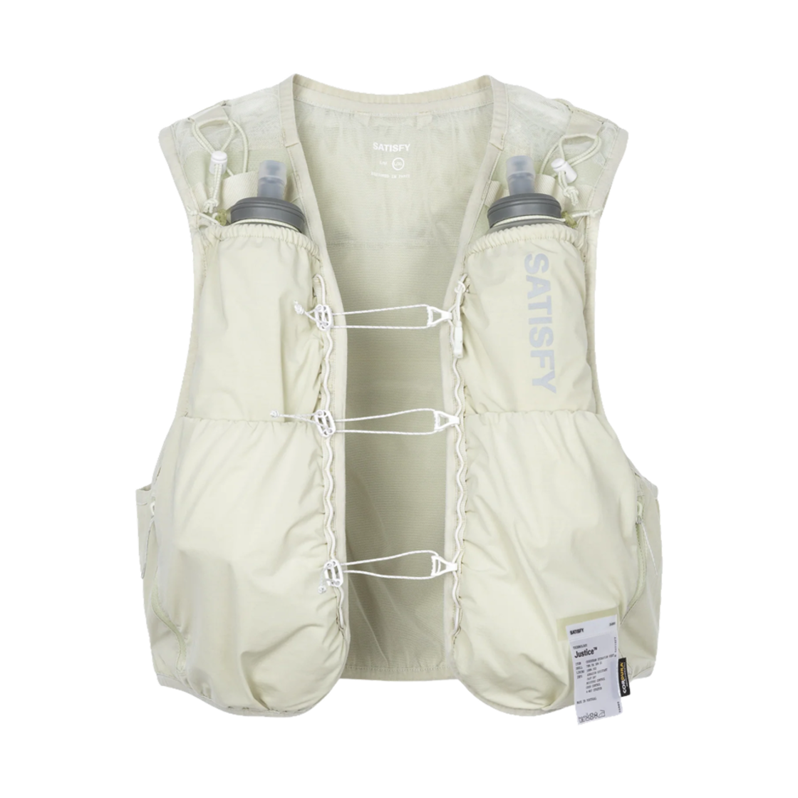 새티스파이 저스티스 코듀라 5L 하이드레이션 베스트 미네랄 오프 화이트(Satisfy Justice Cordura 5L Hydration Vest Mineral Off White)