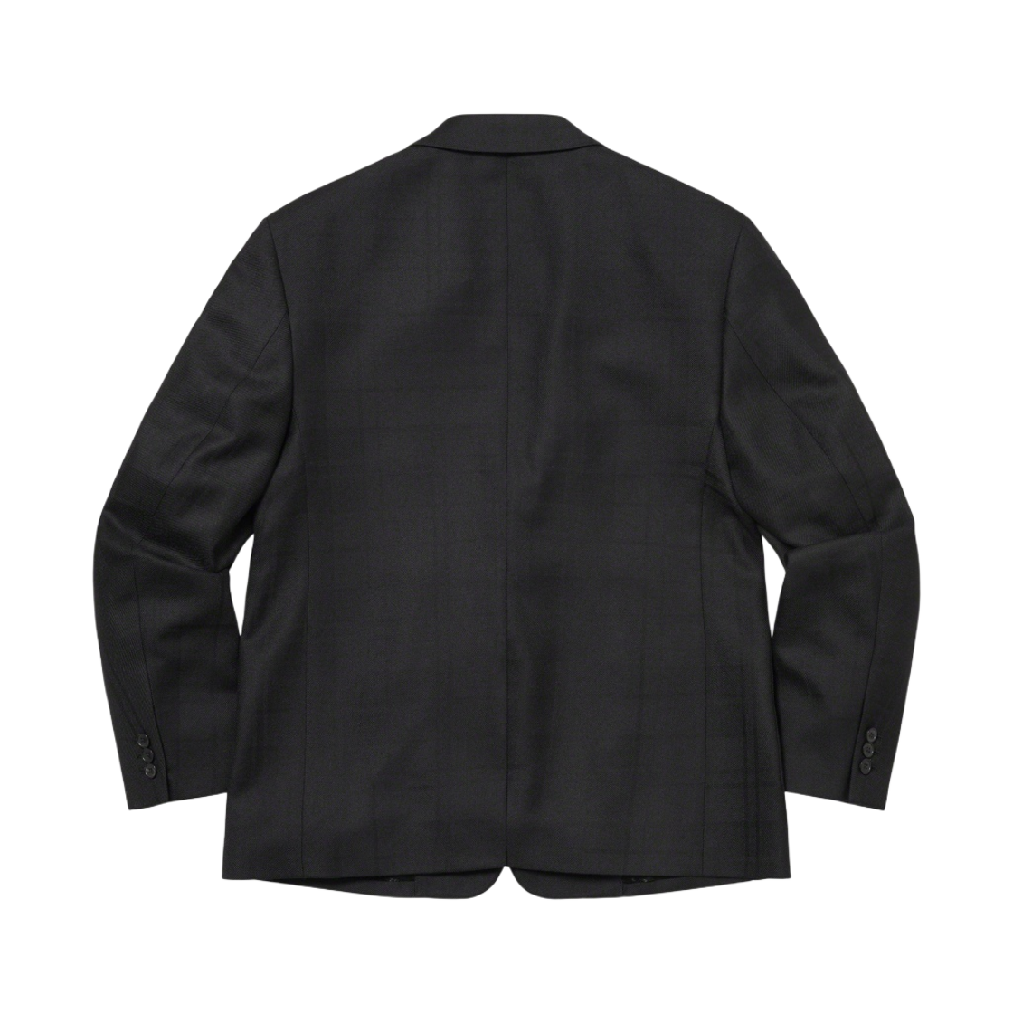 22SS Supreme Tartan Wool Suit Black S 30
