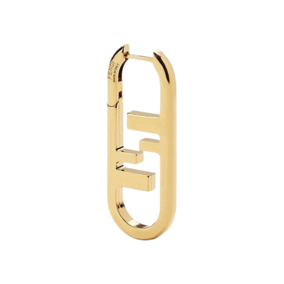 (W) 펜디 O 락 싱글 이어링 골드((W) Fendi O Lock Single Earring Gold) - 1
