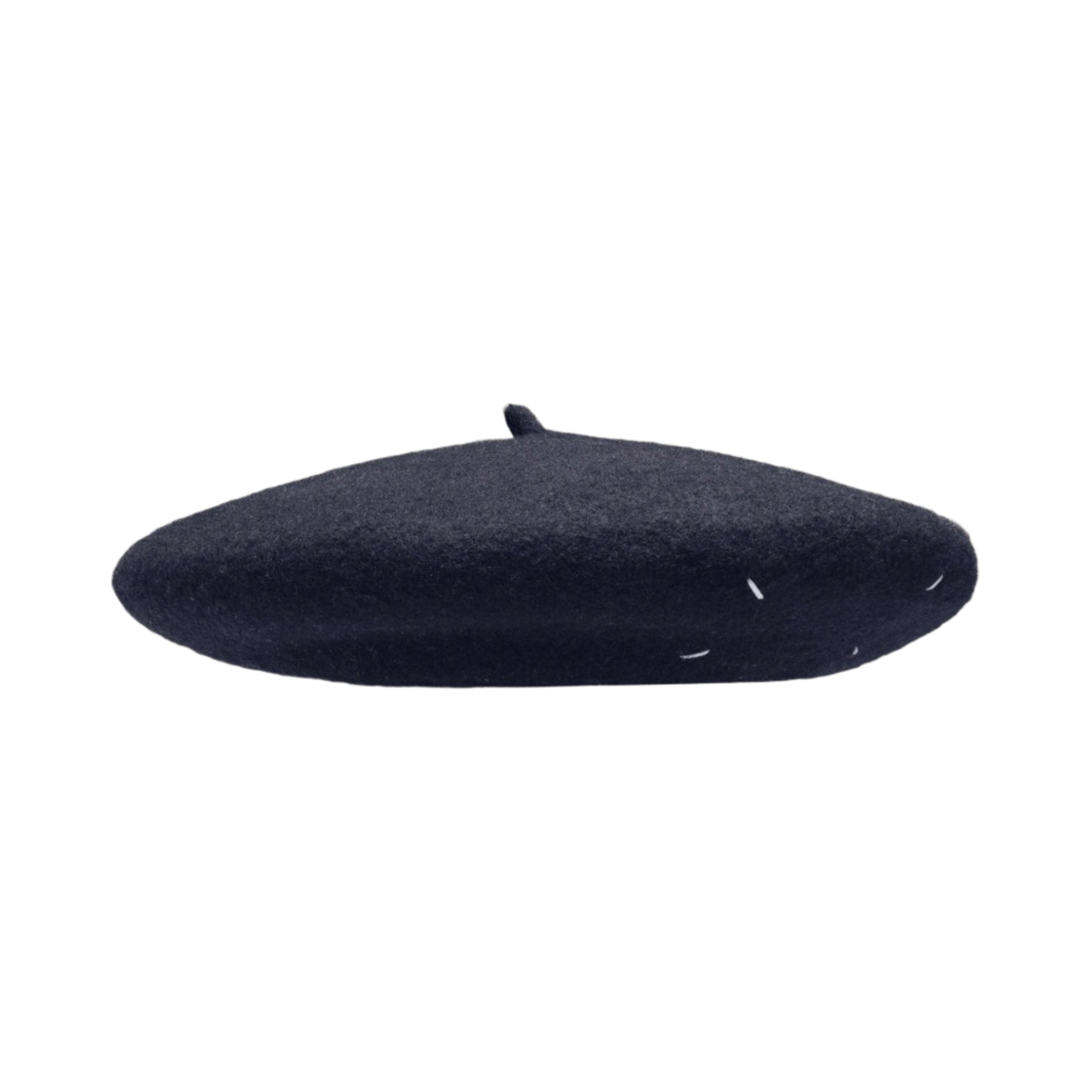 SI0TC0001S60384511 Maison Margiela Heavy Wool Beret Navy