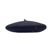 Maison Margiela Heavy Wool Beret Navy