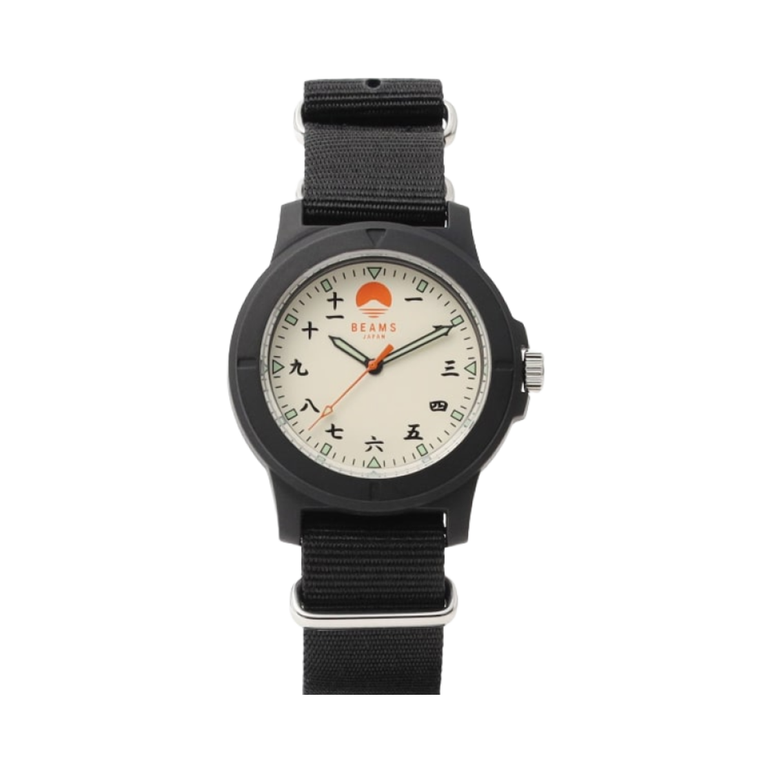 빔즈 오리지널 차이니즈 누매럴스 와치 블랙(Beams Original Chinese Numerals Watch Black)