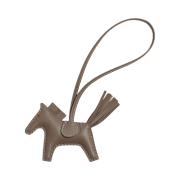 Hermes Rodeo PM Charm Milo & Etoupe