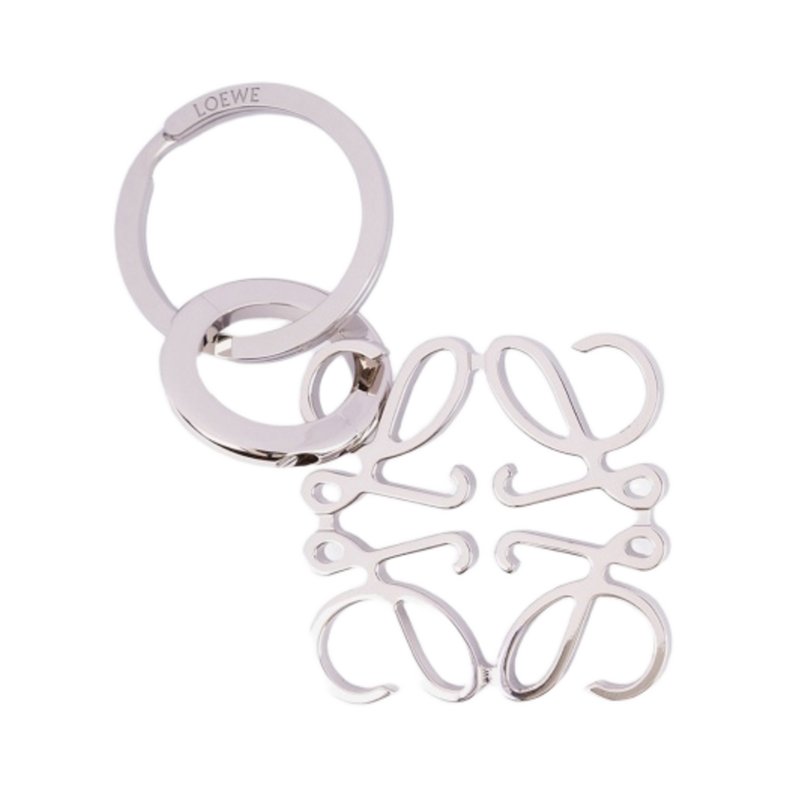 11125203-9230 Loewe Anagram Keyring Metal Palladium