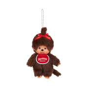 Monchhichi SS Girl Key Chain Brown