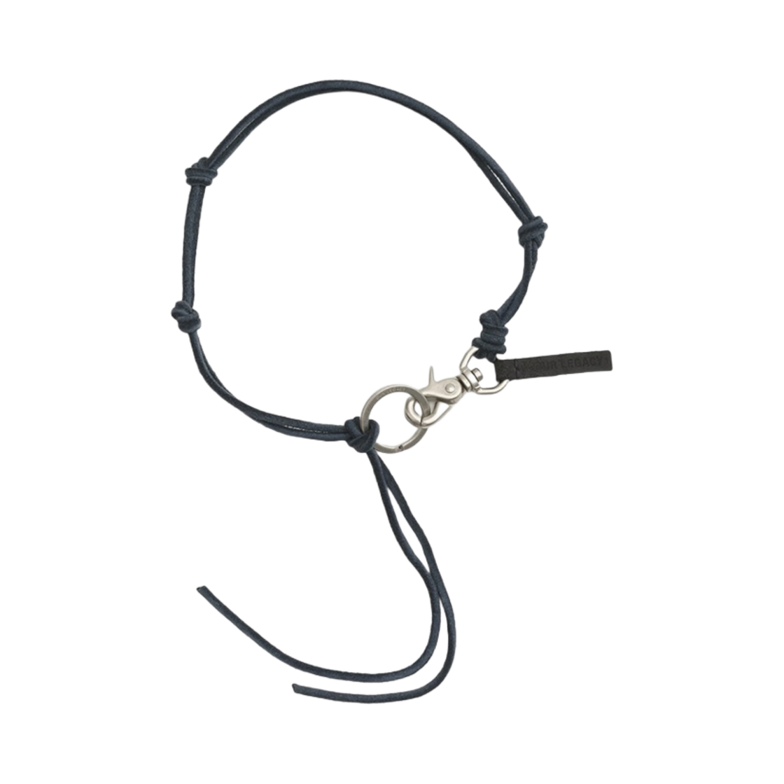 아워레가시 라돈 레더 키체인 알레스카 블루(Our Legacy Ladon Leather Keychain Alaska Blue)