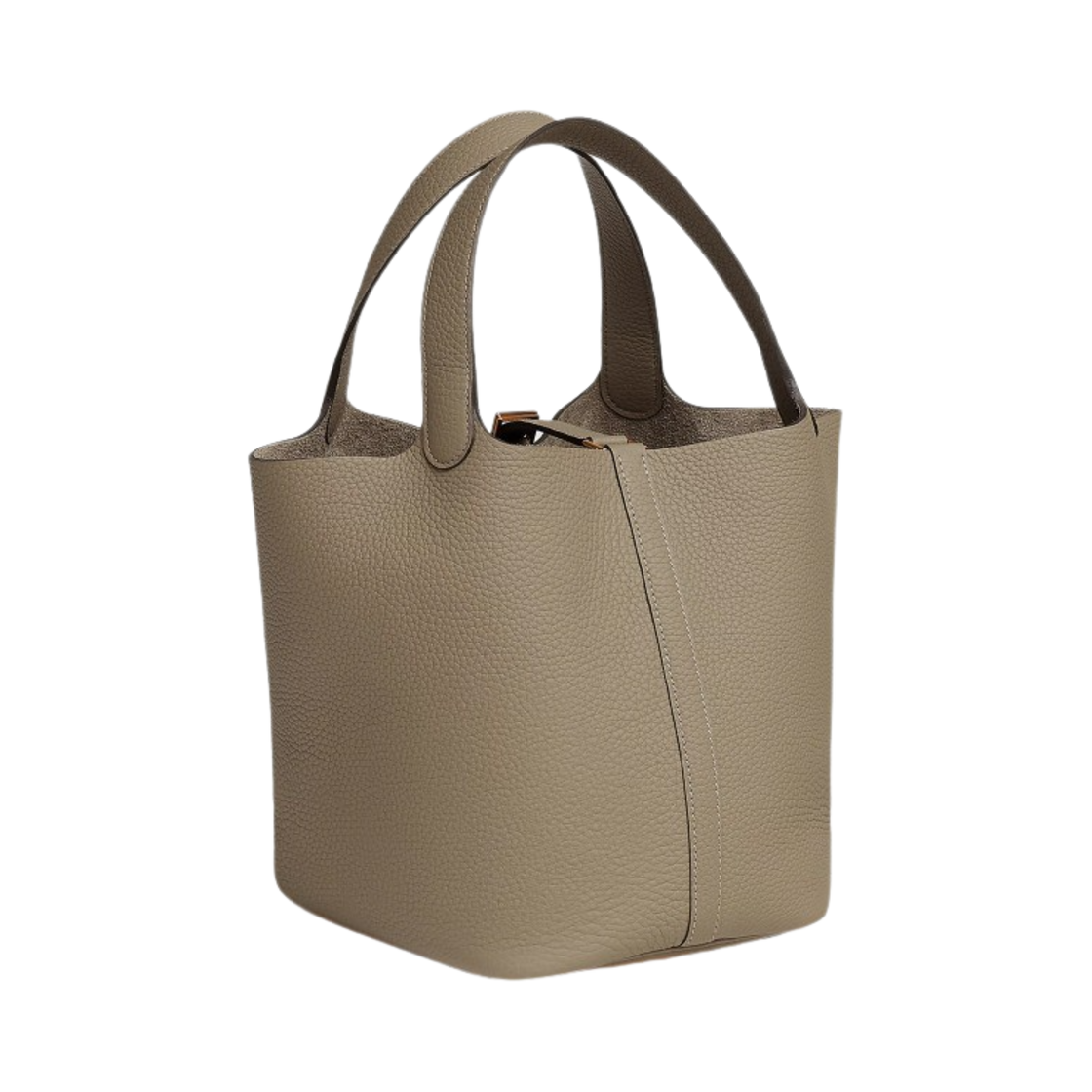 에르메스 피코탄 락 22 백 클레망스 & 골드 하드웨어 베쥬 마르파(Hermes Picotin Lock 22 Bag Clemence & Gold Beige Marfa) - 3