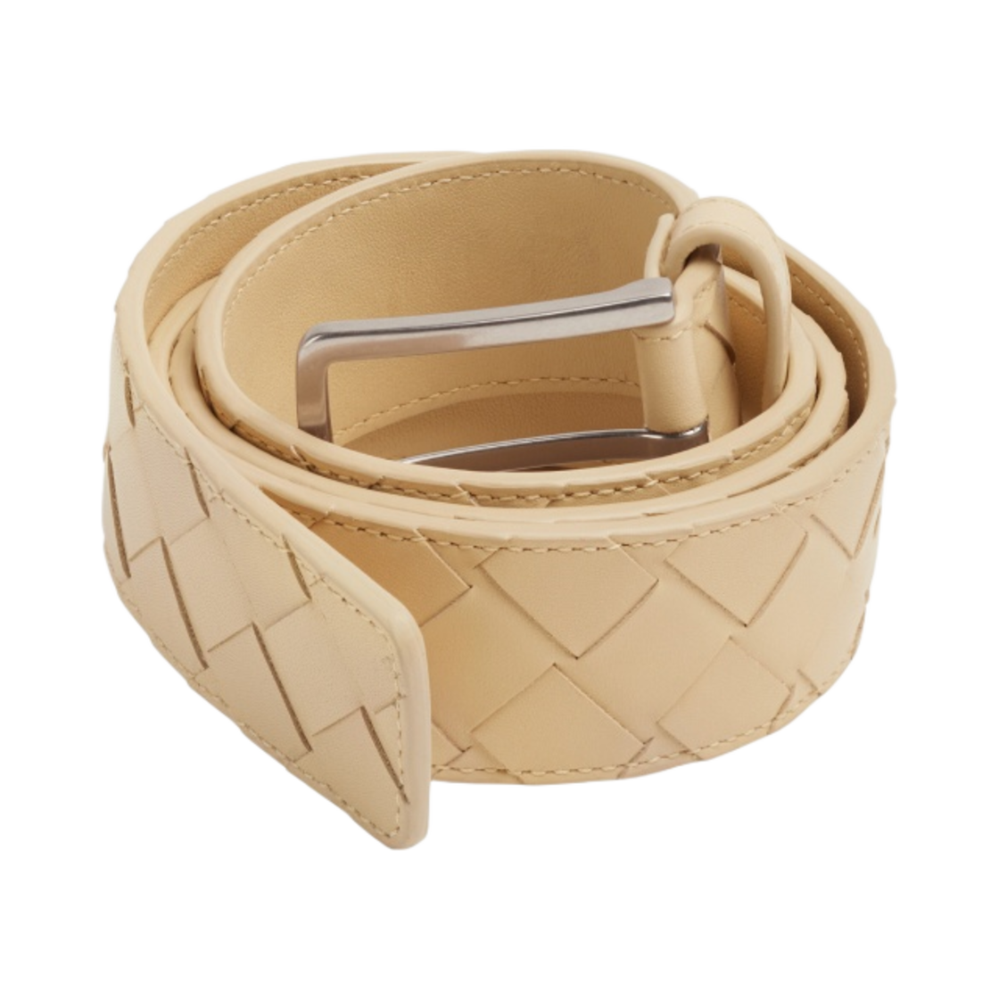보테가 베네타 인트레치아토 레더 벨트 포리지(Bottega Veneta Intrecciato Leather Belt Porridge) - 2