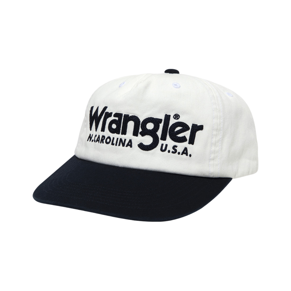 WR2501CA02IV Wrangler Kabel Logo Color Block Cap Ivory