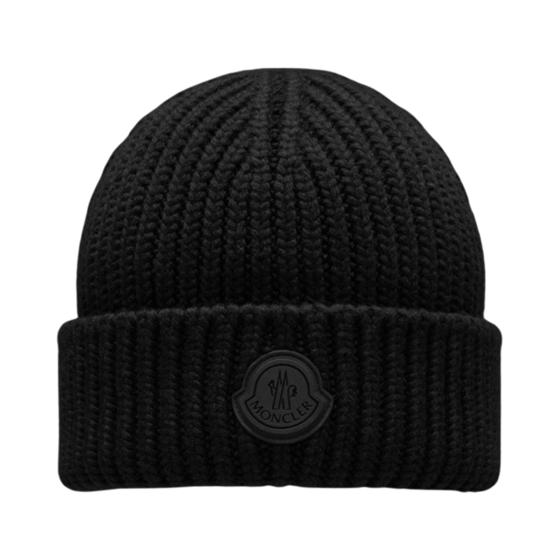 몽클레르 울 비니 블랙 - 23FW(Moncler Wool Beanie Black - 23FW) - 1