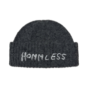 Hommless Hand Stitch Beanie Charcoal