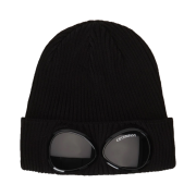 C.P. Company Cotton Goggle Beanie Black - 22SS