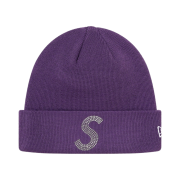 Supreme New Era Swarovski S Logo Beanie Purple - 21SS