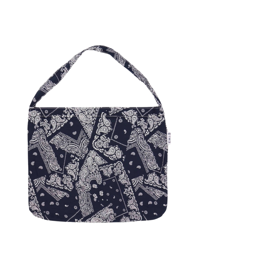 이미스 페이즐리 에코백 네이비(Emis Paisley Eco Bag Navy)