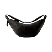 Lemaire Large Croissant Bag Soft Nappa Leather Black