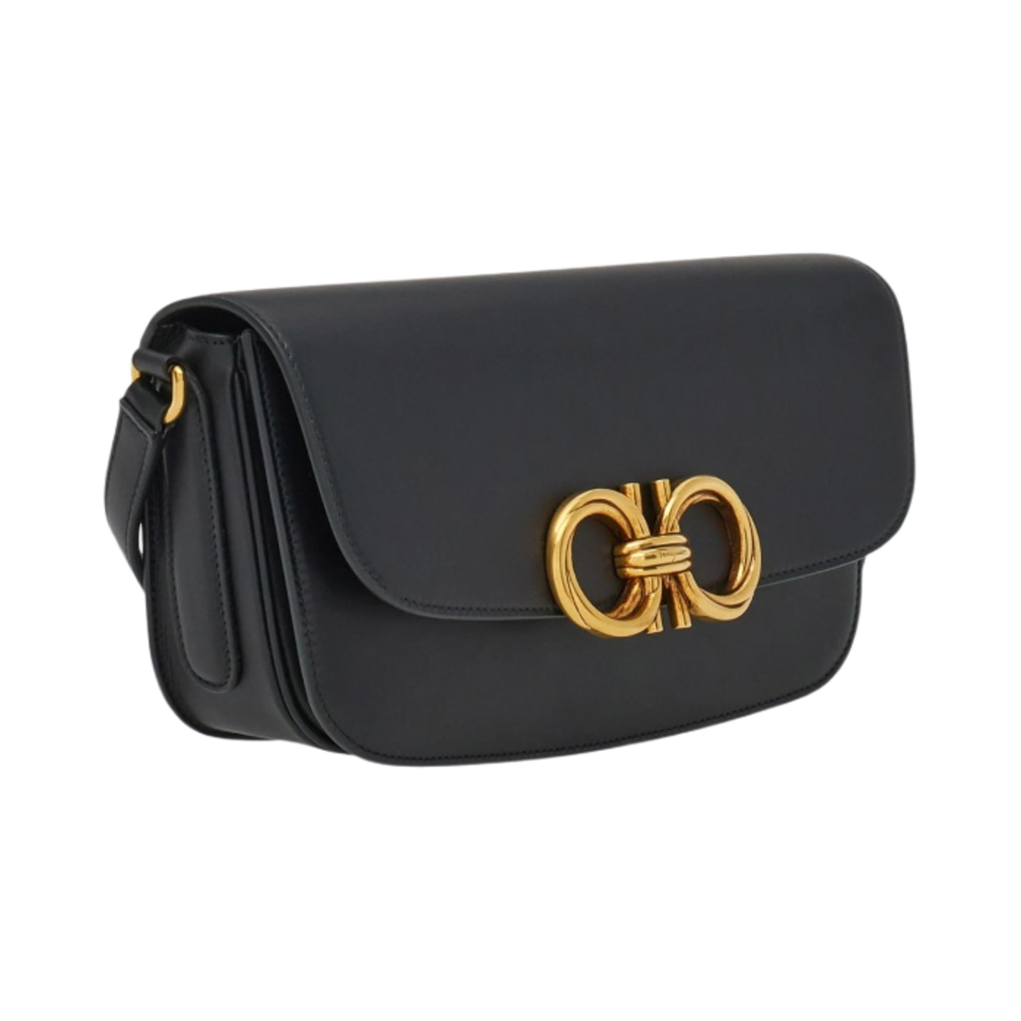 페라가모 스몰 트라페지오 크로스바디백 블랙(Ferragamo Small Trapezio Crossbody Bag Black) - 2