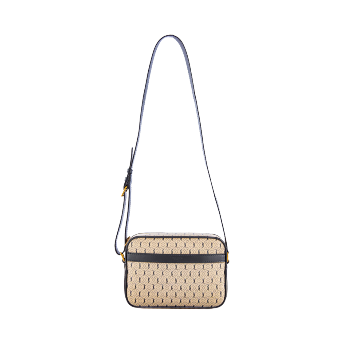 669957-2UY2W-9993 Saint Laurent Le Monogram Camera Bag in Monogram Canvas and Smooth Leather Beige